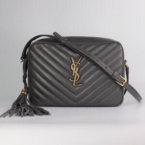 Saint Laurent Calfskin Matelasse Monogram Lou Camera Bag